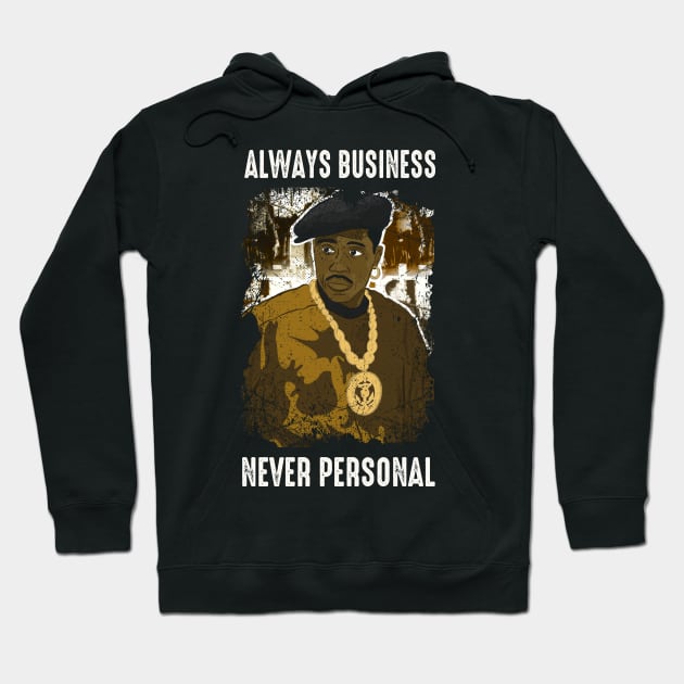 Graphic Always Business Hoodie by Black Demon Bear